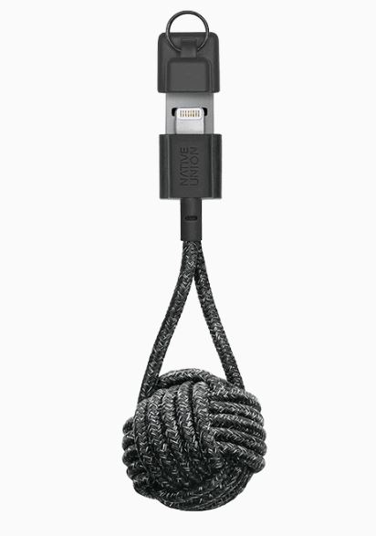 [KEY-KV-L-CS-BLK] Native Union Key Cable - USB A to Lightning (Cosmos Black)