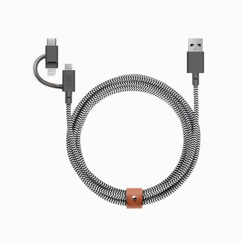 [BELT-KV-ULC-ZEB-V2-OP] Native Union Belt Cable  Universal 2M (Online Packaging)