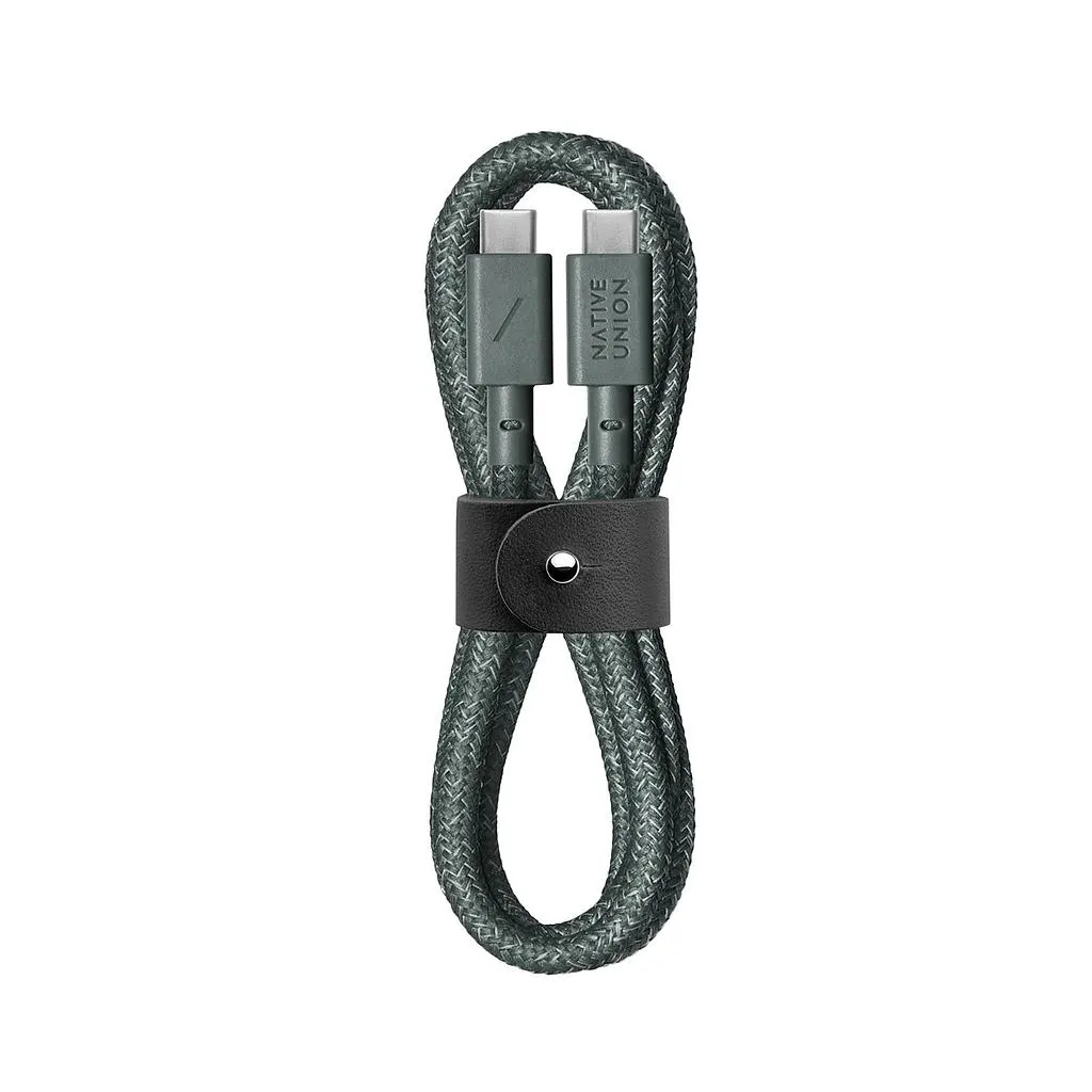 [BELT-C-GRN-2-NP] Native Union Belt Cable Type C-C 1.2M (slate Green)