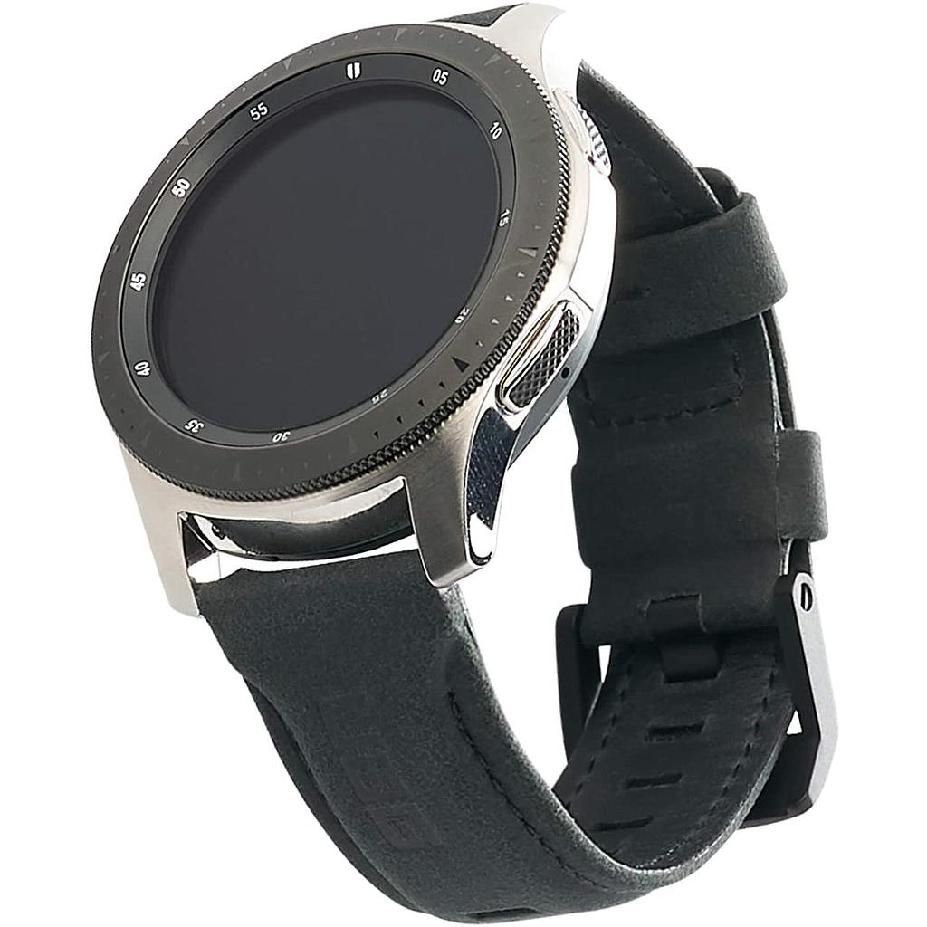 [29180B114040] UAG Universal Watch (22mm Lugs) Leather Strap (Black)