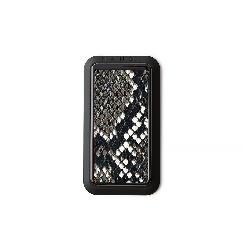 [HX1008SN-BKW-N] HANDLstick Animal Collection (BLACK/GREY/WHITE SNAKESKIN)