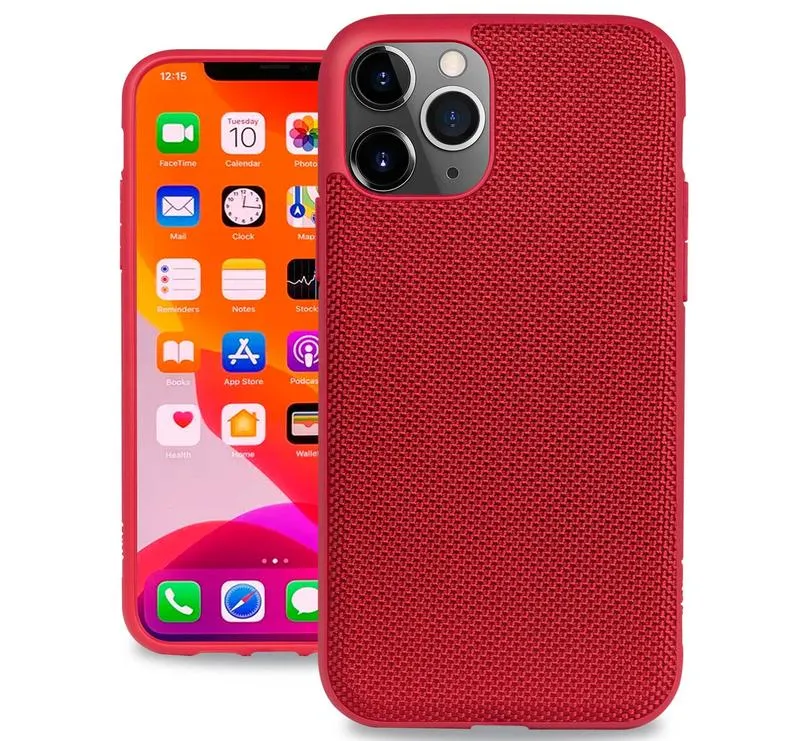 [AP-19S-MT-B02] Evutec iPhone 11 Pro Ballistic Nylon Case with Afix+ Mount (Red)