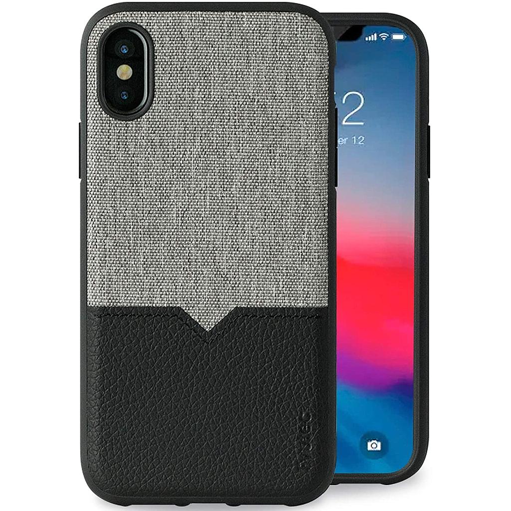 [NH-X00-MT-D04] Evutec iPhone XS Northill Case with Vent Mount (Canvas/Black)