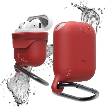 [EAPWF-RD] Elago AirPods 1&2 Waterproof Hang Case (Red)