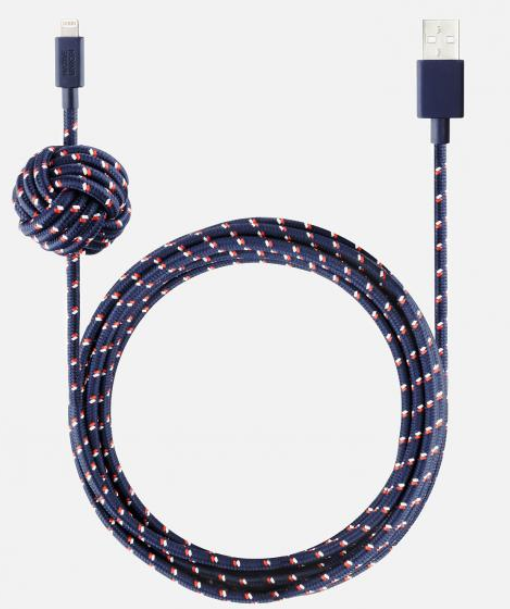 [NCABLE-L-NAV-NAUT] Native Union Night Cable - USB A to Lightning 3M (Nautical)