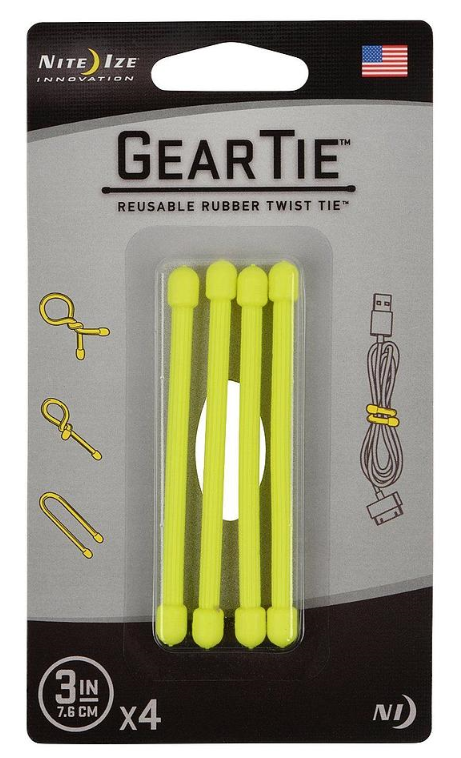 NiteIze Gear Tie® Reusable Rubber Twist Tie