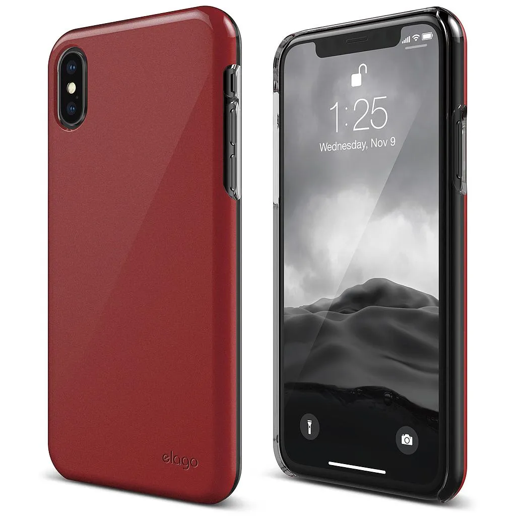 [ES8SM2-RD] Elago iPhone X/XS Slim Fit 2 Case (Red)
