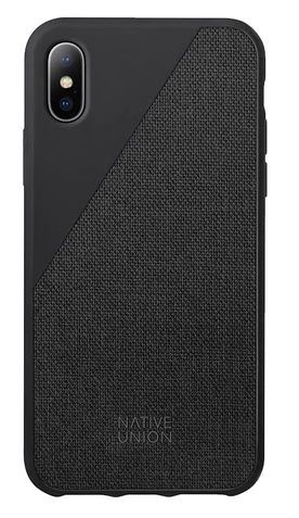 [CCAV-BLK-CV-NP17] Native Union iPhone XS Clic Canvas Case (Black)
