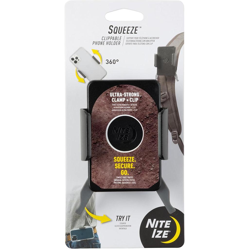 [SUH-01-R3] NiteIze Squeeze Clippable Phone Holder