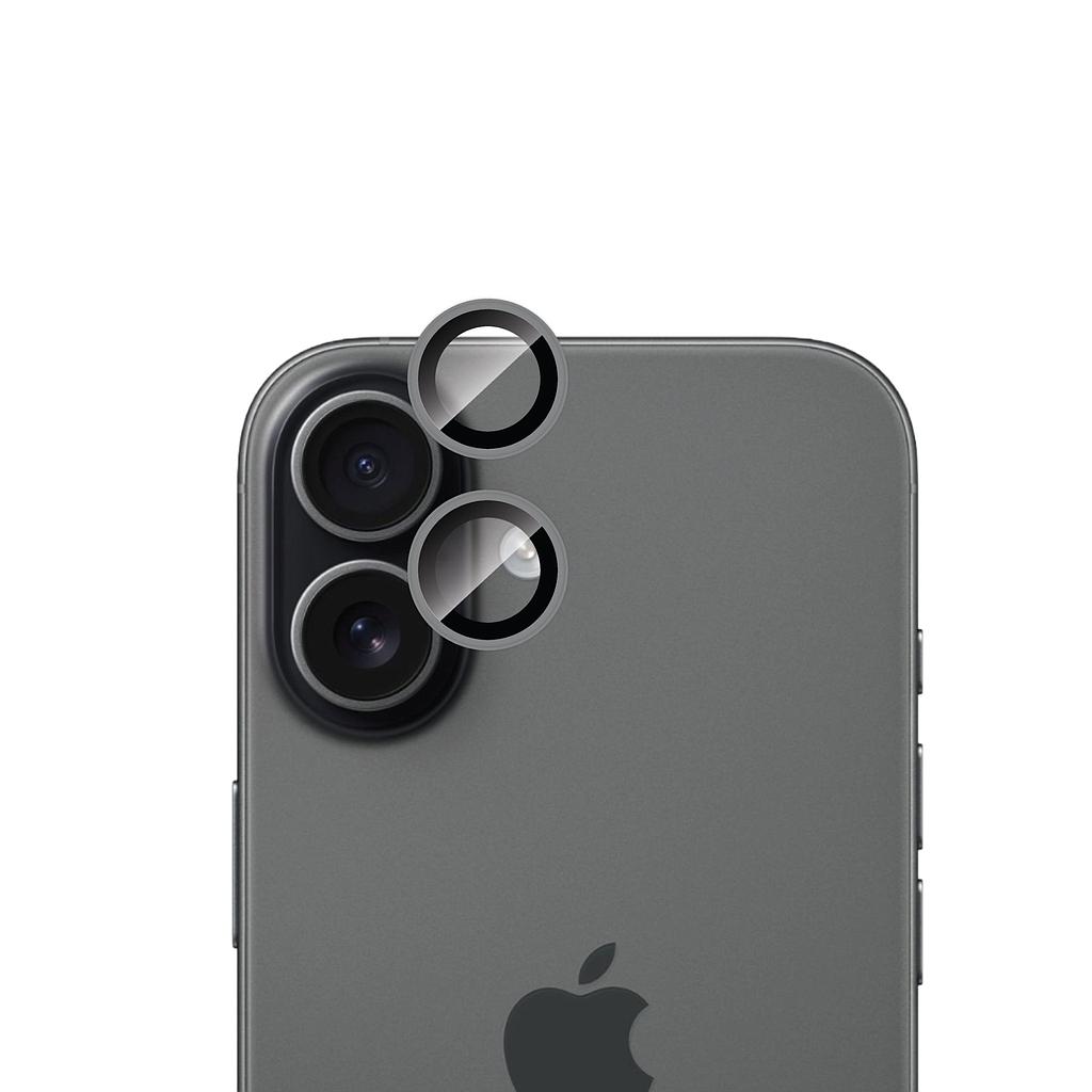 [ETCLM-IP17-BLK] Eltoro Indivual Ar Metal Rings Camera Lens Protector for iPhone 17 (Black)