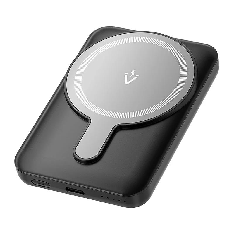 [FHSB0] Vention Power Bank 5000mAh Magnetic Wireless (USB-C + USB-C + Wireless) 20W (black)