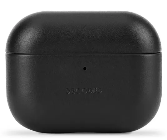 [D26APP3C2BK] Decoded AirPods Pro 3 Leather Case (black)