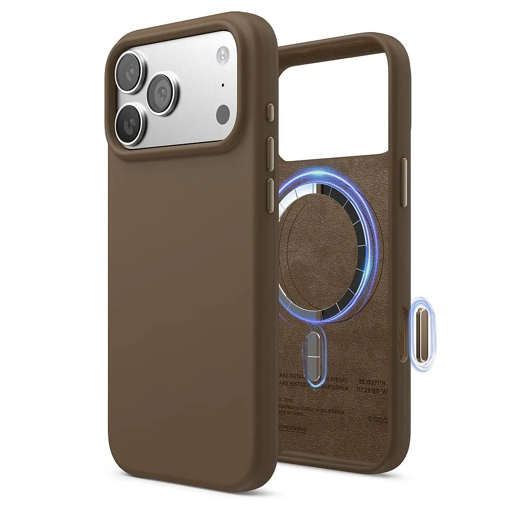 Elago iPhone 18 Pro Max/17 Pro Max Magnetic Silicone Case (Camera Control Key Included)