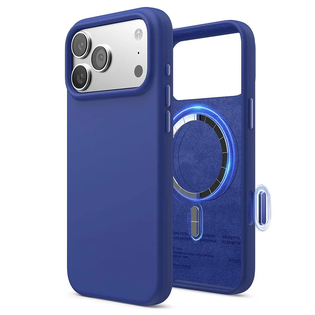 Elago iPhone 18 Pro Max/17 Pro Max Magnetic Silicone Case (Camera Control Key Included)