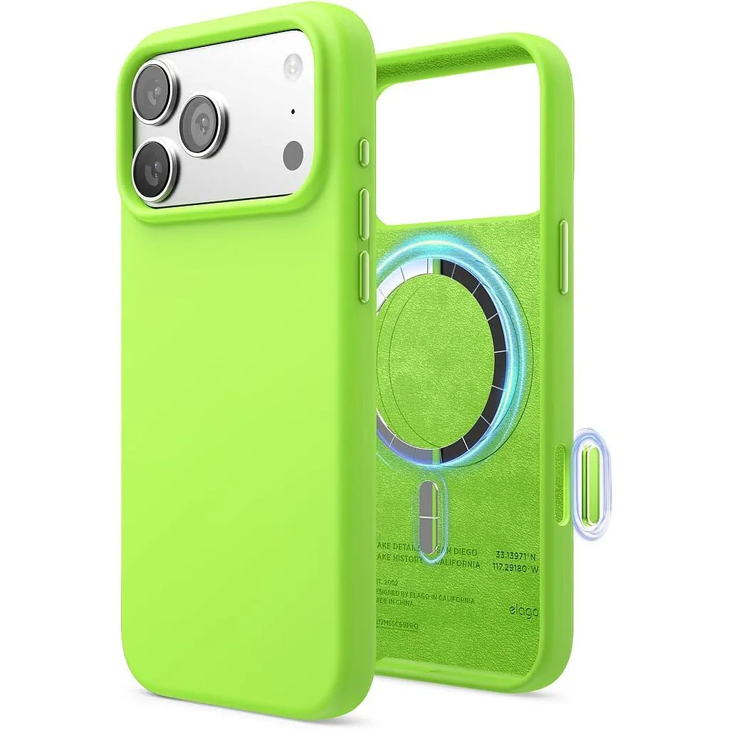 Elago iPhone 18 Pro Max/17 Pro Max Magnetic Silicone Case (Camera Control Key Included)