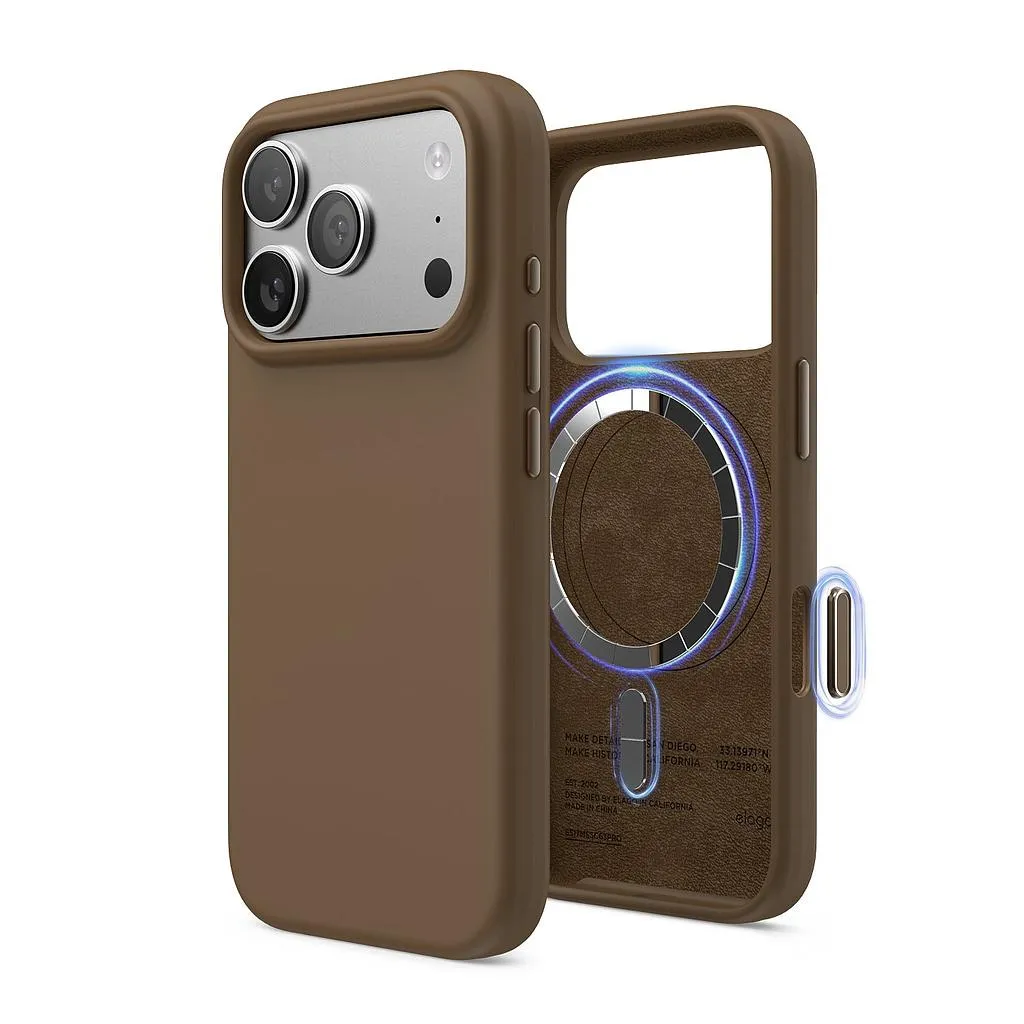 Elago iPhone 18 Pro/17 Pro Magnetic Silicone Case (Camera Control Key Included)