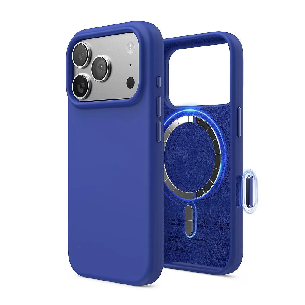 Elago iPhone 18 Pro/17 Pro Magnetic Silicone Case (Camera Control Key Included)