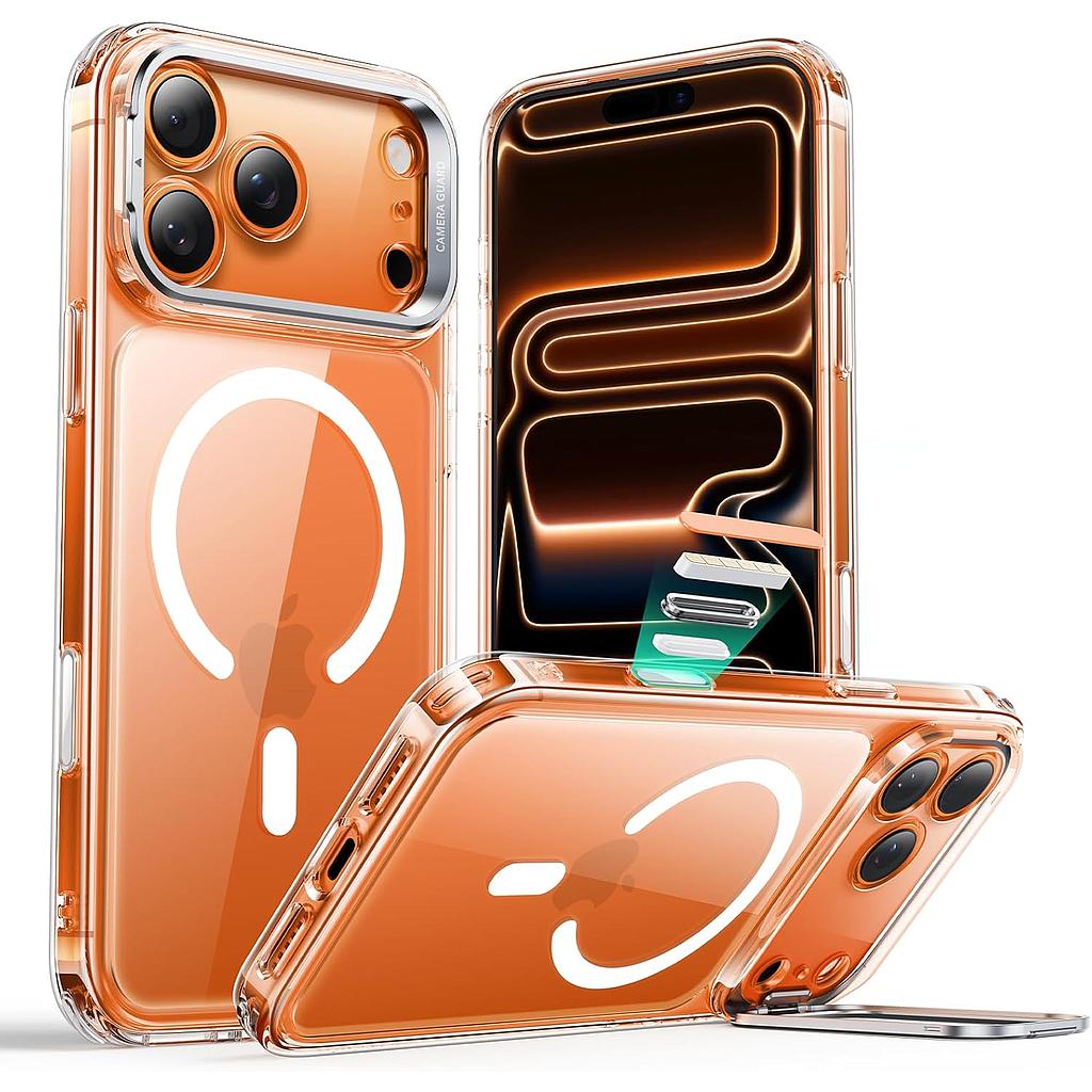 ESR iPhone iPhone 18 Pro Max / 17 Pro Max  HaloLock Classic Hybrid Case with Stash Stand (Camera Control Button) Case