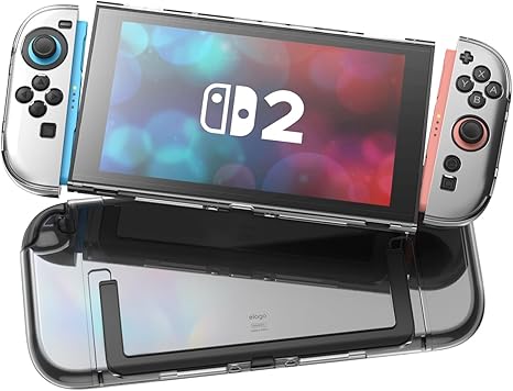 [ENSW2CL-TR] Elago Nintendo Switch 2 PC Clear Case (Slim and Full cover)