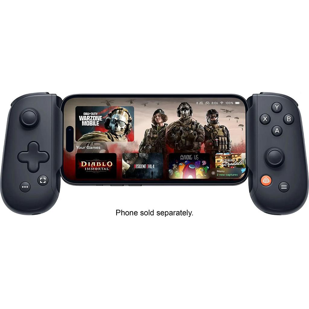 [BB-51-P-BC] BackBone Gaming Controller for Android & iPhone 15/iPhone 16 (USB-C) (black)