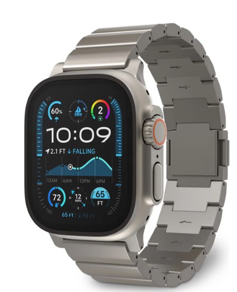 [D25AWS49TTS1TM] Decoded Apple Watch Ultra 1-4 Titanium Strap (Titanium)