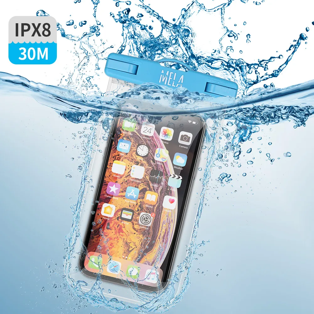 [MELA2- OP] Seawag Mela Universal SmartPhone WaterProof Case - (Online Packaging) (Blue)