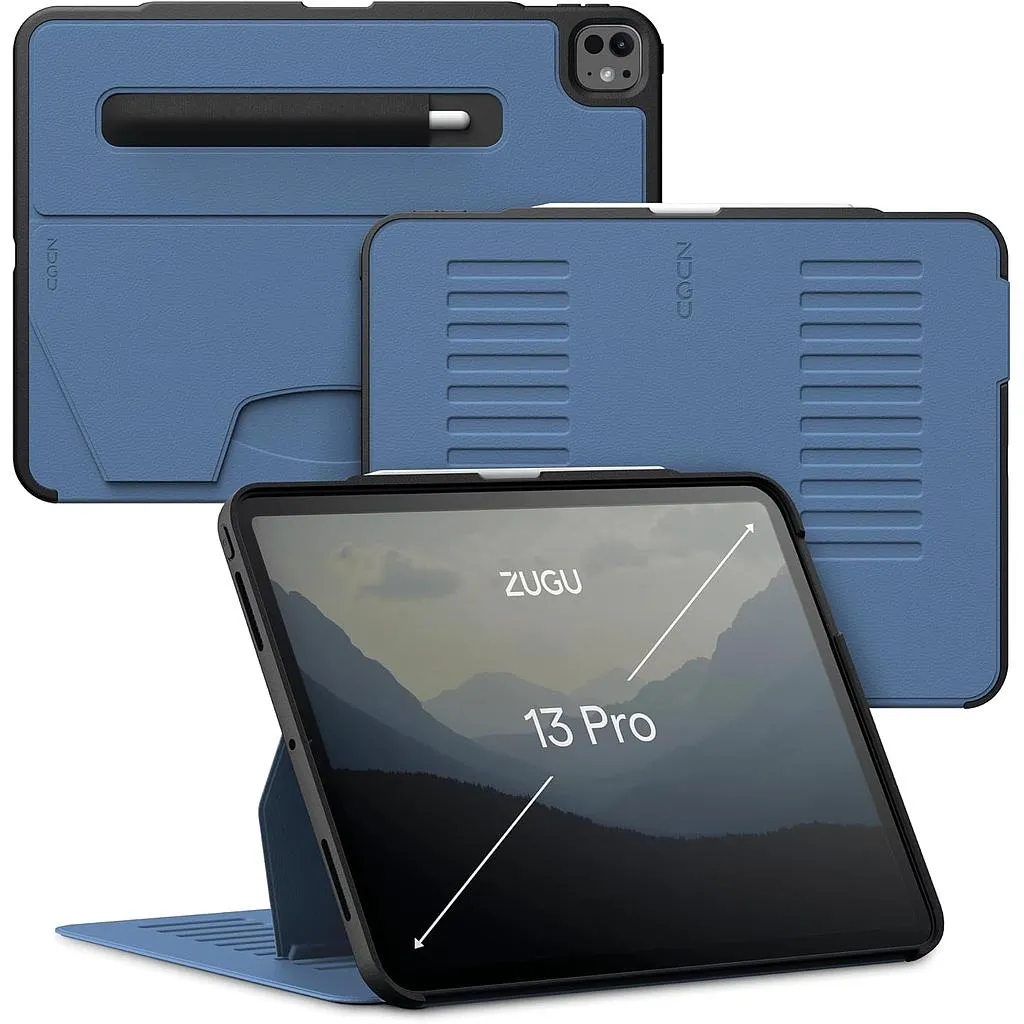 [ZG-24-PRO13BLU] ZUGU iPad Pro 13 (2024-2025) Case - Colors (Slate Blue)