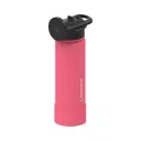 Scosche MagicMount Flask 22oz (650 ml) Stainless Steel Insulated Water Bottle with Magnetic Cell Phone Holder and Tripod Phone Mount Stand Compatible w/ MagSafe
