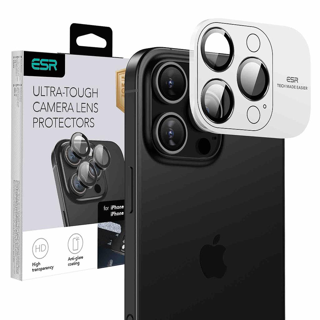 ESR iPhone 16,15,14 Pro/16,15,14 Pro Max Camera Lens Protector