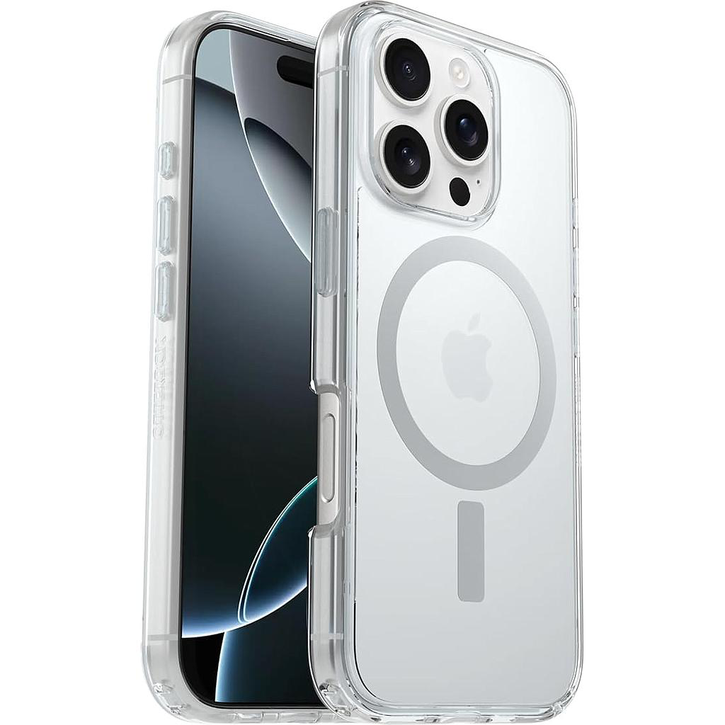 [77-96417] OtterBox iPhone 16 Pro Max Symmetry Clear MagSafe Case (Clear)