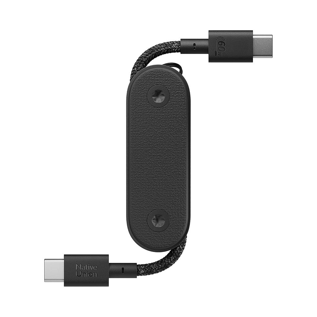 [POCK-C-BLK-NP] Native Union Pocket Cable - USB C-C (Black)