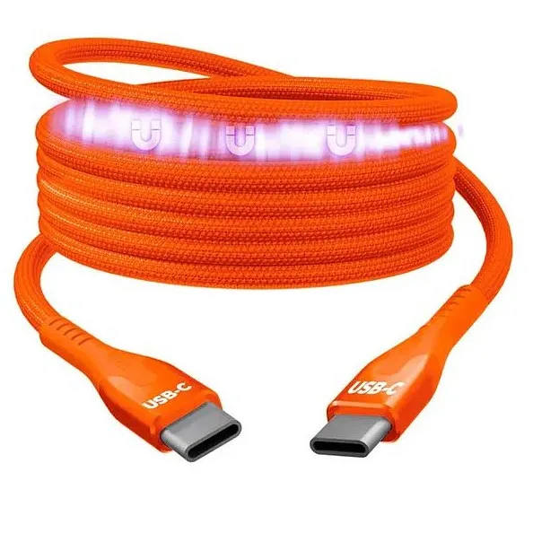 [PUP-0550-3FT-CC-ORG] Statik MagStack Pro Magnetic 100w Cable USB-C to USB-C 90cm (Orange)