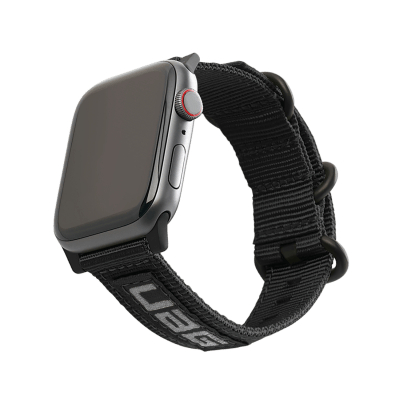 [19148C114040-OP] UAG Apple Watch 45/44/42mm/Ultra Nato Eco Strap - Online Packaging (black)
