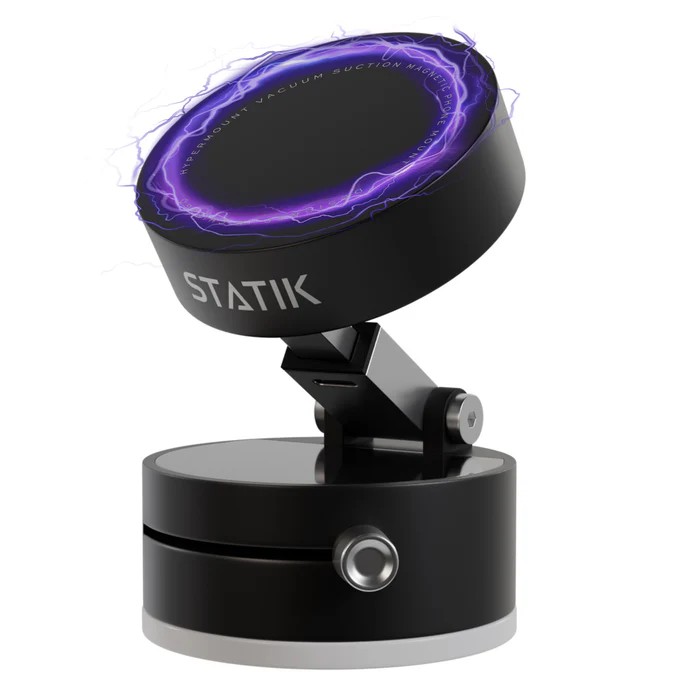 [PUP-0660-V2-BLK] Statik HyperMount 5 Vacuum Magnetic Phone Mount
