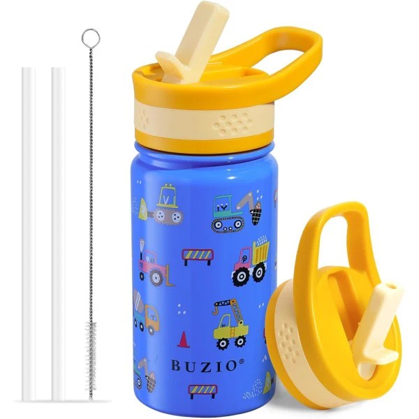 Buzio Kids Bottle with Straw Lid 500ML