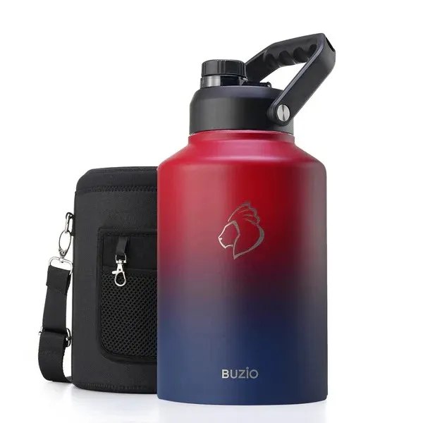 Buzio Rock Series One Gallon Jug with Spout Lid and Sleeve 3.8L
