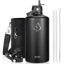 Buzio Duet Series Gallon Bottle with 2 Lids and Sleeve 3.8L