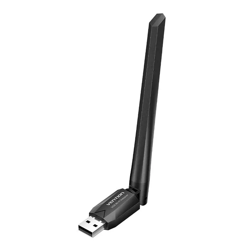 [KDTB0] Vention AC650 USB Wi-Fi Dual Band Network Adapter With High Gain Antenna