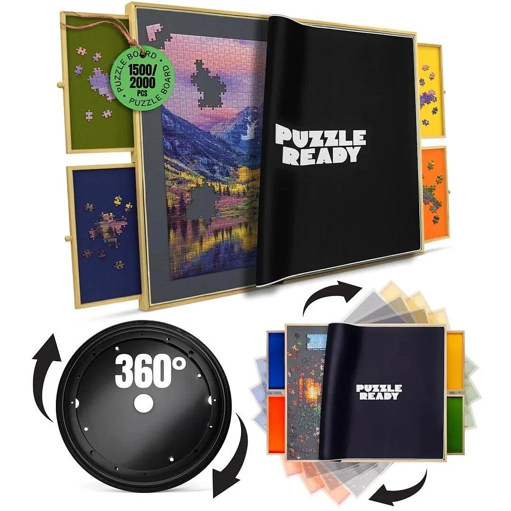 [EB-PZ-002] Puzzle Ready - Wooden puzzle board for 1500 pieces