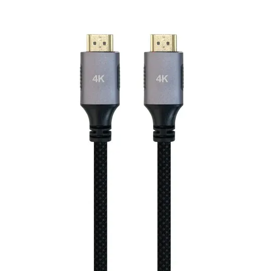 LZEL CELERIS POWER STREAM FABRIC BRAIDED HDMI TO HDMI CABLE 2M BLACK