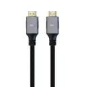 LZEL CELERIS POWER STREAM FABRIC BRAIDED HDMI TO HDMI CABLE 2M BLACK