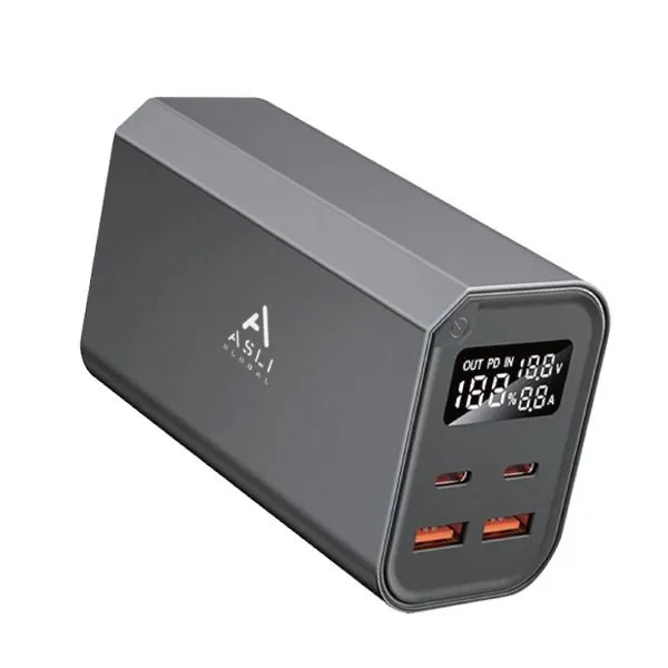 [PB-Q30G] Asli Global Charge Pro Alloy 30000mah Pd Power Bank 100w (Gray)