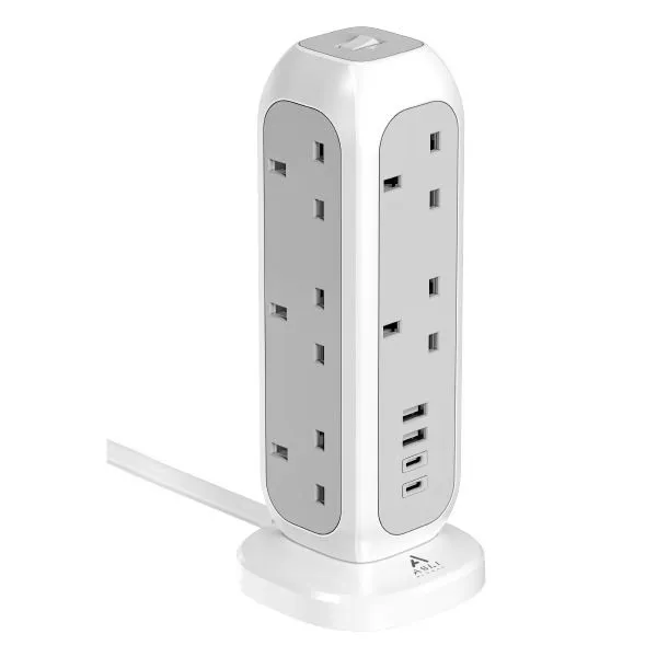 [PS35W] Asli Global Powerflow 35w Pd With 4 Usb And 11 Ac Sockets
