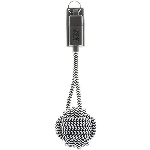 [KEY-MUSB-ZEB] Native Union Key Cable - MicroUSB - Zebra