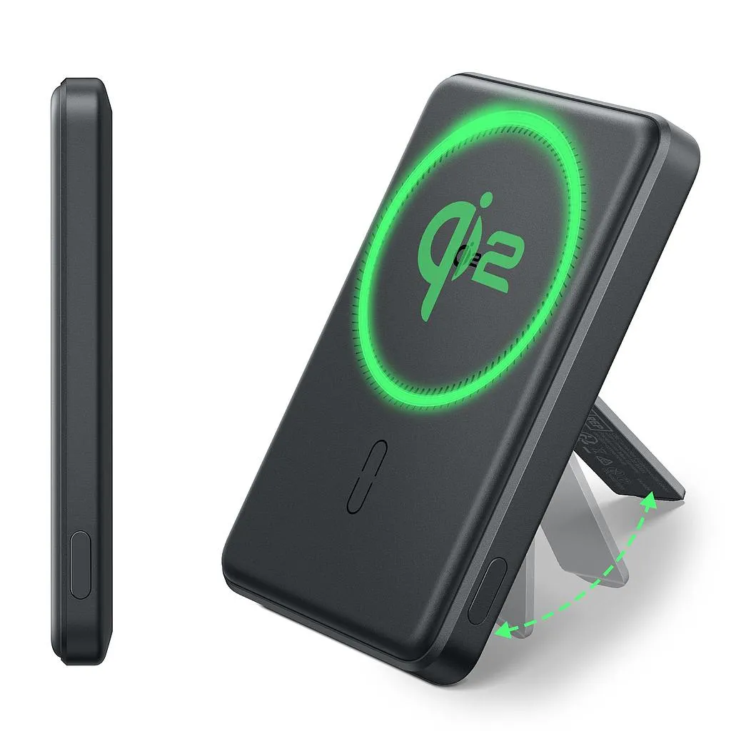 ESR Power Bank 5000mAh Qi2 MagSlim Kickstand