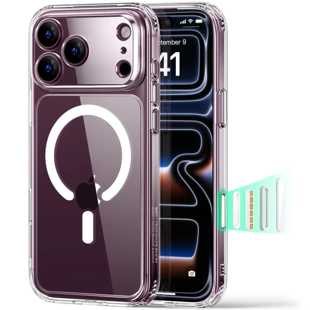 ESR iPhone 18 Pro/17 Pro Halolock Classic Hybrid (Camera Control Button) Case
