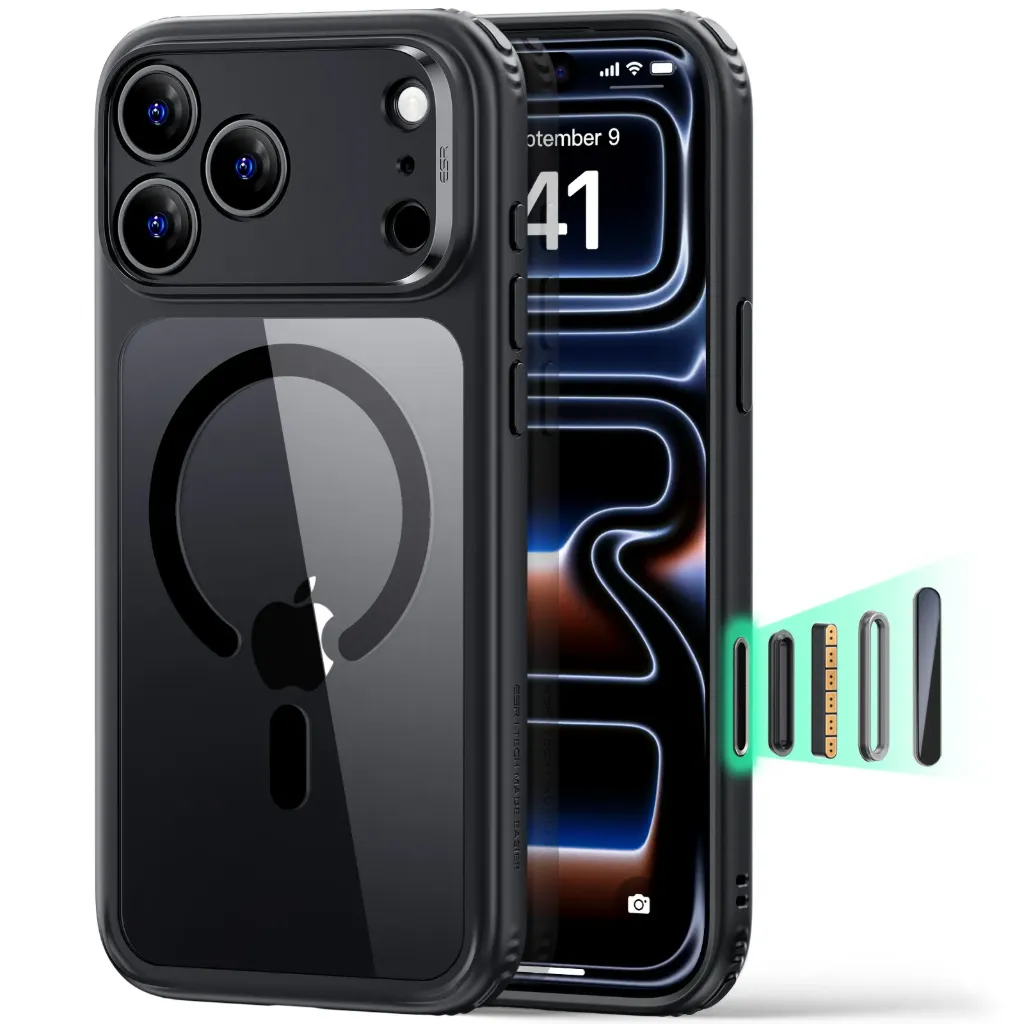 ESR iPhone 18 Pro/17 Pro Halolock Classic Hybrid (Camera Control Button) Case