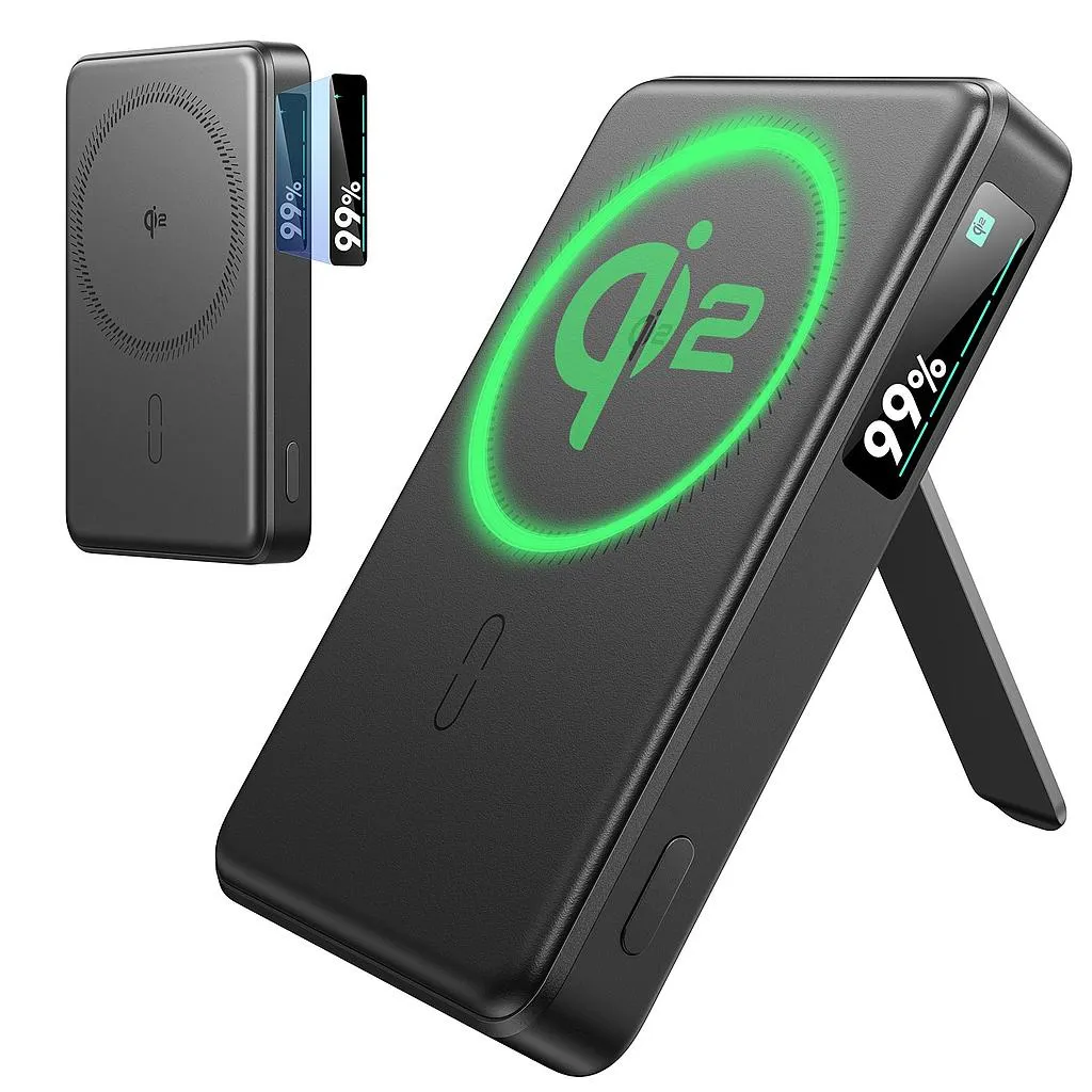 ESR Power Bank 10000mAh Qi2 MagSlim Kickstand