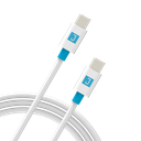 Juku USB C-C Charge and Sync Cable  - 2M, 3A, USB 2.0 - White