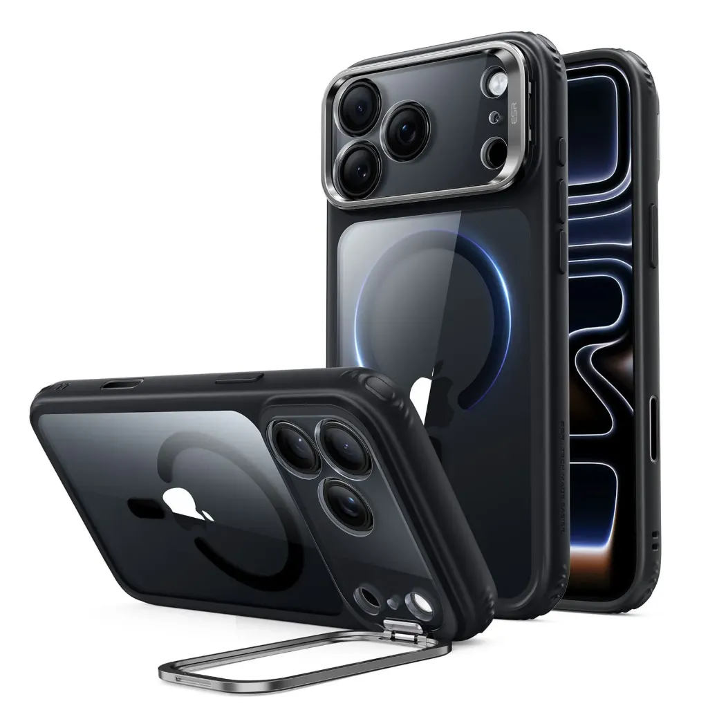 ESR iPhone 18 Pro / 17 Pro Classic Hybrid Magnetic Case (Camera Control,Stash Stand)